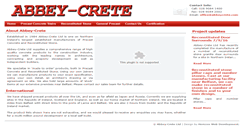 Desktop Screenshot of abbeycrete.com